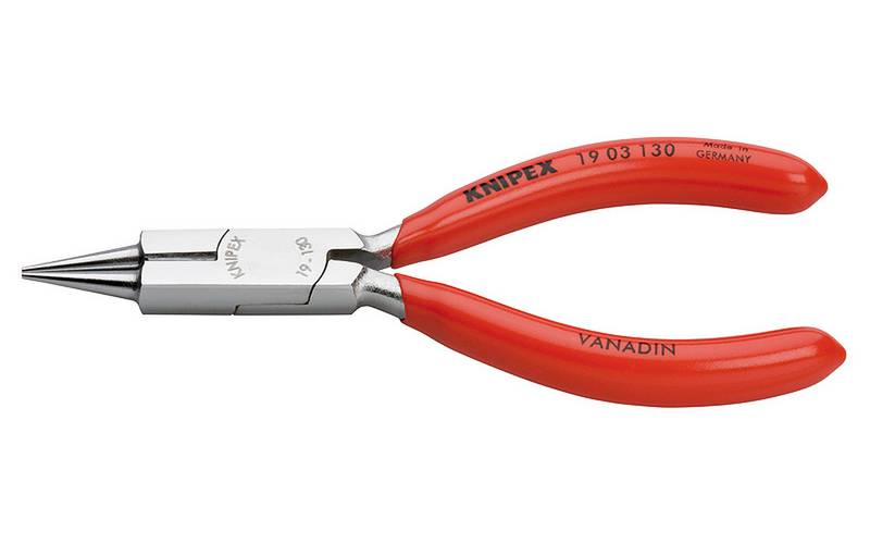 Round Pliers with cutting edge. Jewellers’ pliers Knipex 19 01 130/ 19