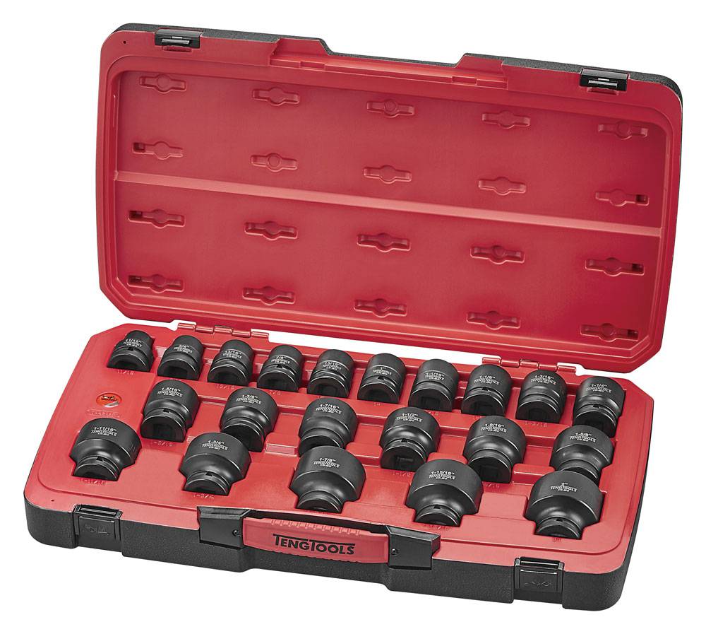 23 piece Impact socket set with 3/4