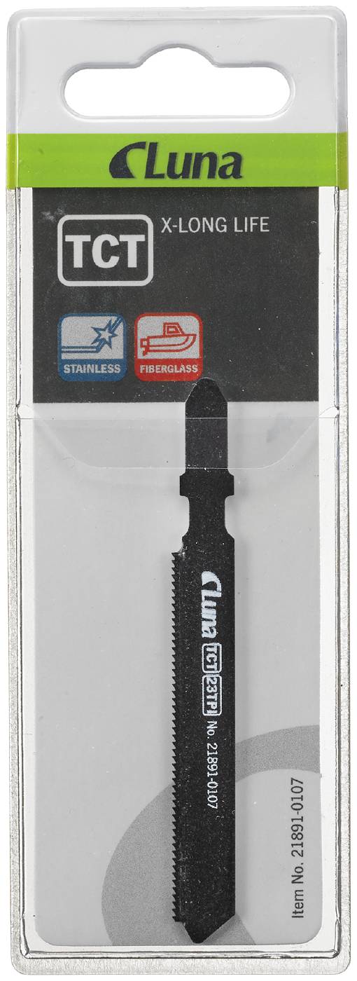 Jigsaw blades with tungsten carbide teeth for stainless steel