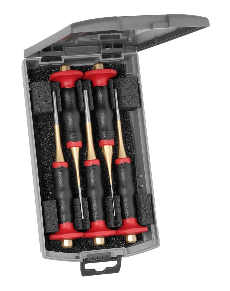 Pin punch set with hand guards Rennsteig Toolstore by Luna Group
