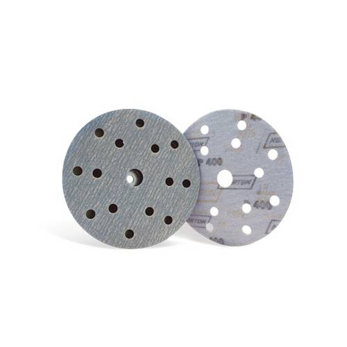 Abrasive paper disc Norton Pro Plus A975 with 14 + 1 holes (150 mm