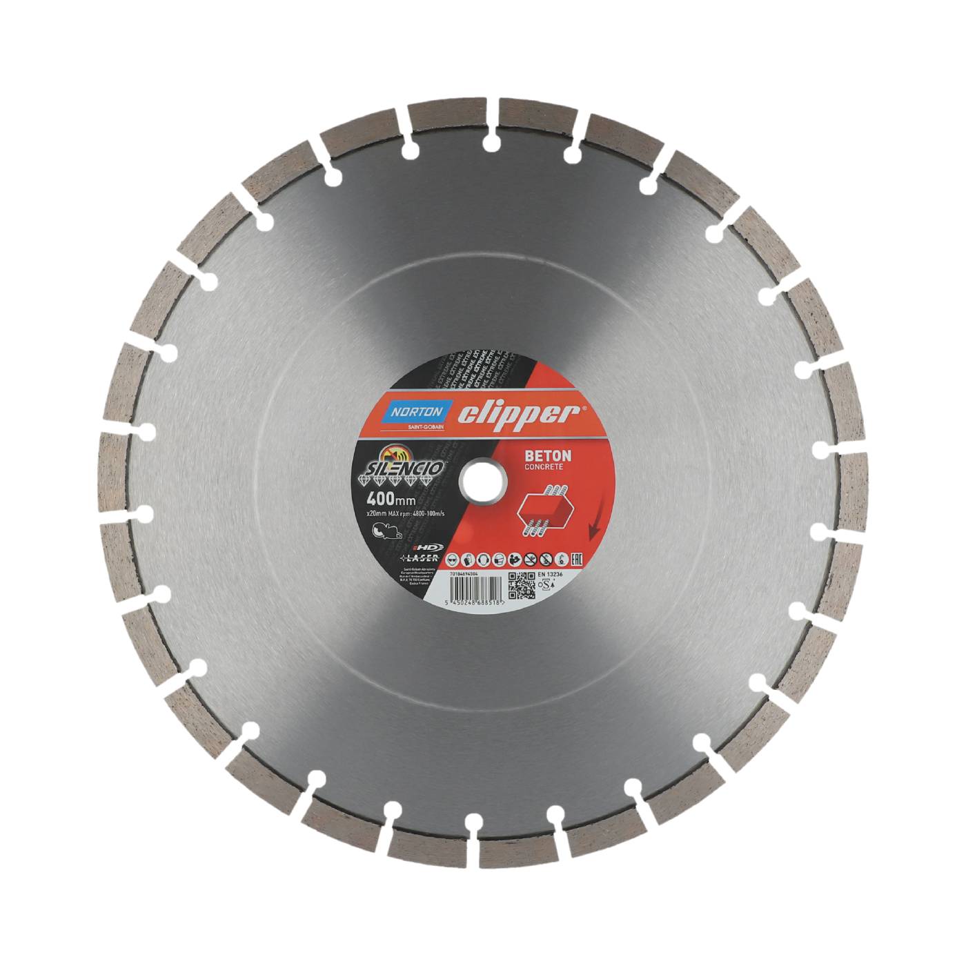 Diamond cutoff blade 350500 Norton Extreme Beton Silencio Toolstore