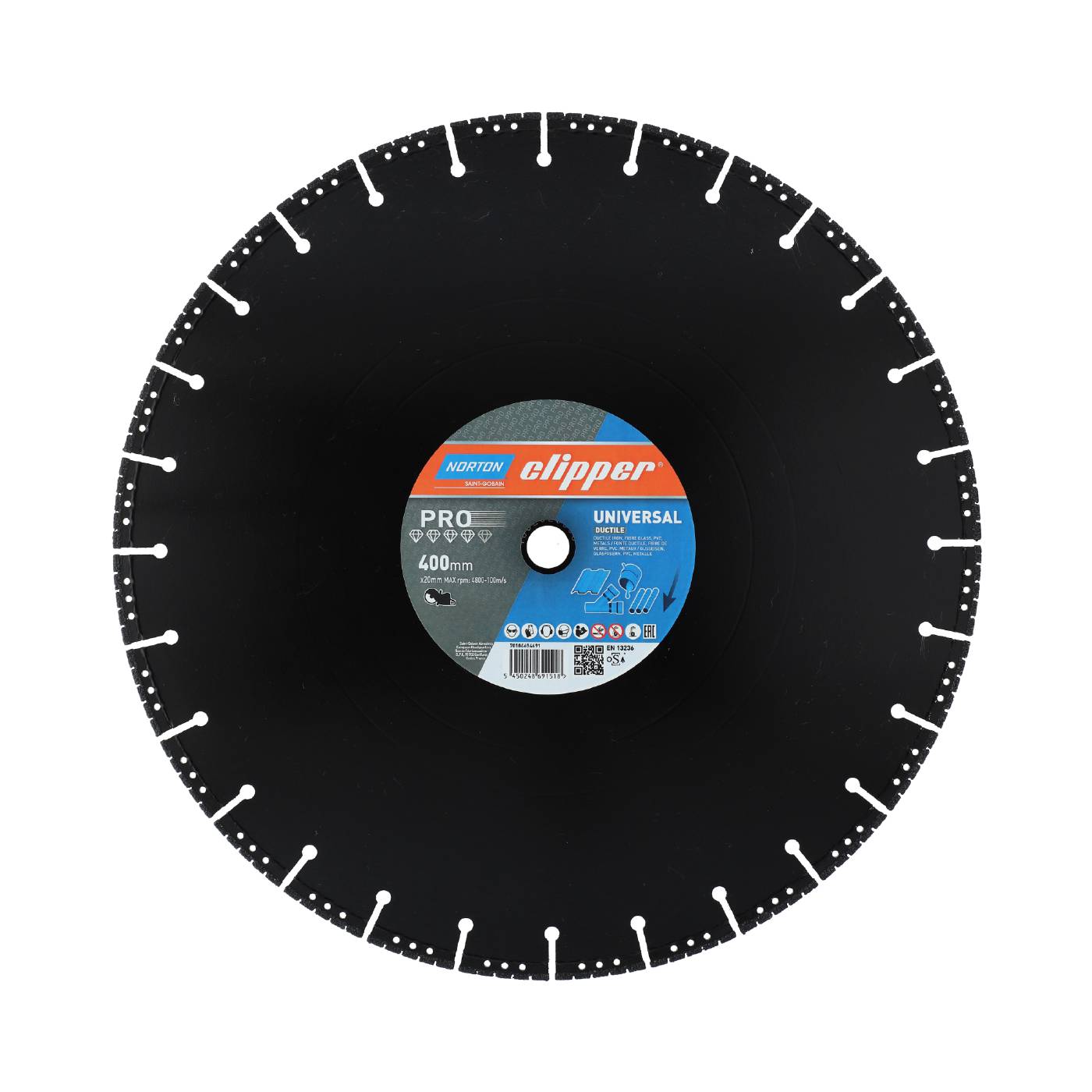 Diamond cutoff blade Norton Clipper Pro Universal Ductile 300/400