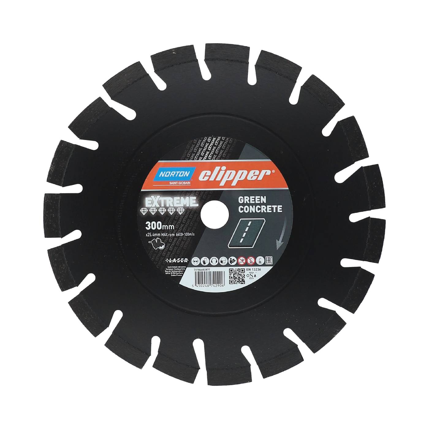 Diamond cutoff blade Norton Clipper Green Concrete Toolstore by Luna