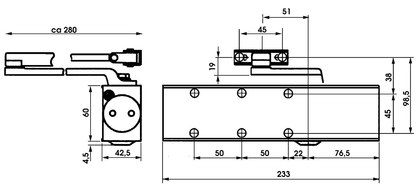 Door closer Dorma TS73 Toolstore by Luna Group