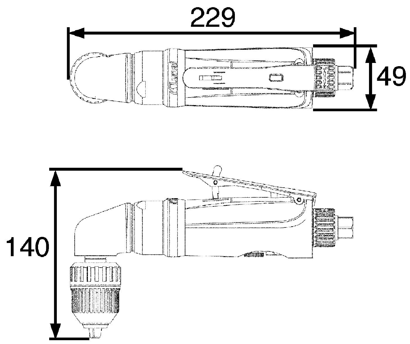 Vinkelborrmaskin Luna ADA 10QC Toolstore by Luna Group