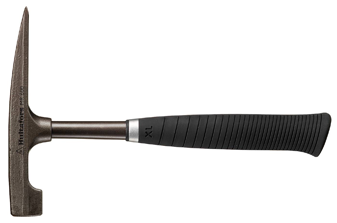 Bricklayers hammer with steel tube handle. Hultafors MR500 Toolstore