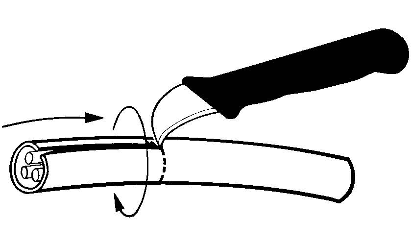 Cable knife 1000volt. Knipex 9855 Toolstore by Luna Group