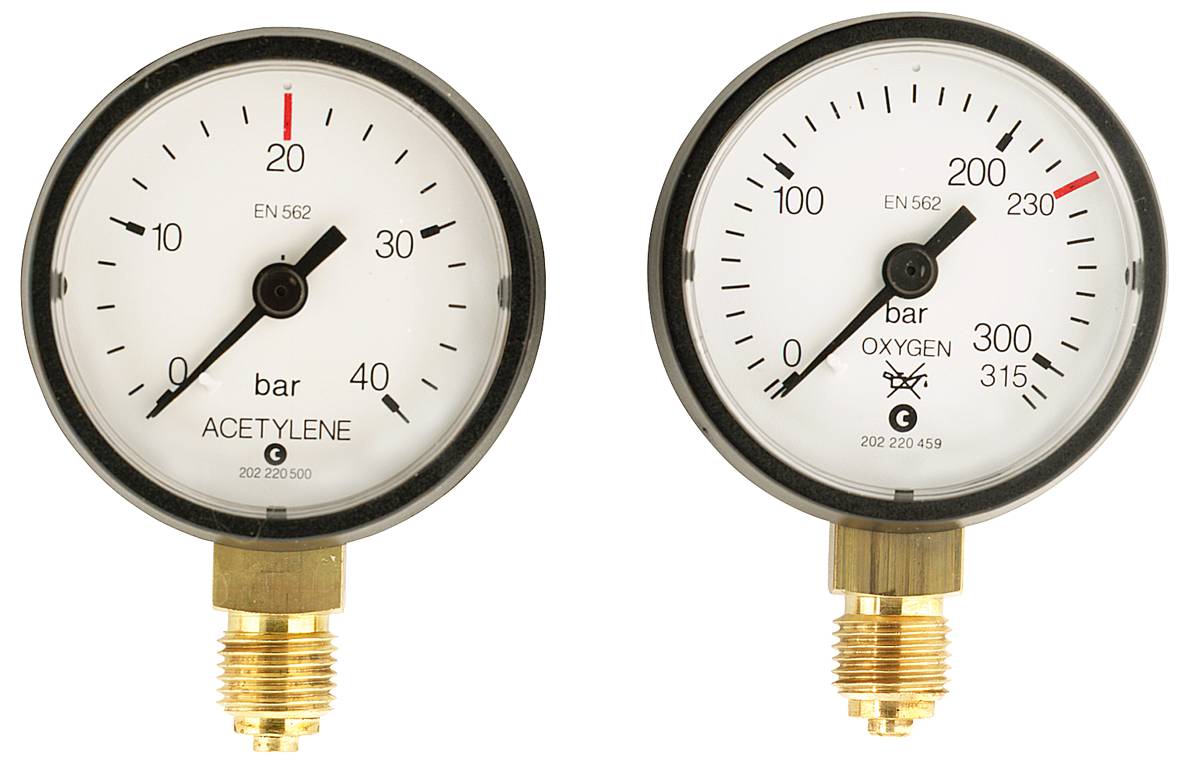 Pressure gauge AGA for Jetcontrol Jetcontrol Plus and Unicontrol 320727 ...