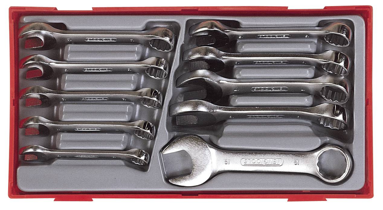 Combination spanners in set Teng Tools TT6010M | Toolstore by Luna Group