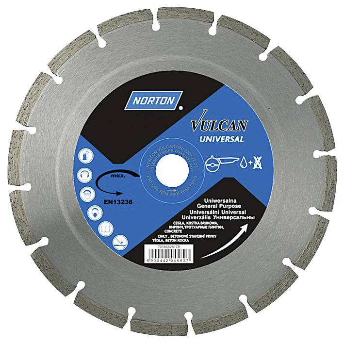 Diamond cutoff blade 350 Norton Vulcan Uni Toolstore by Luna Group