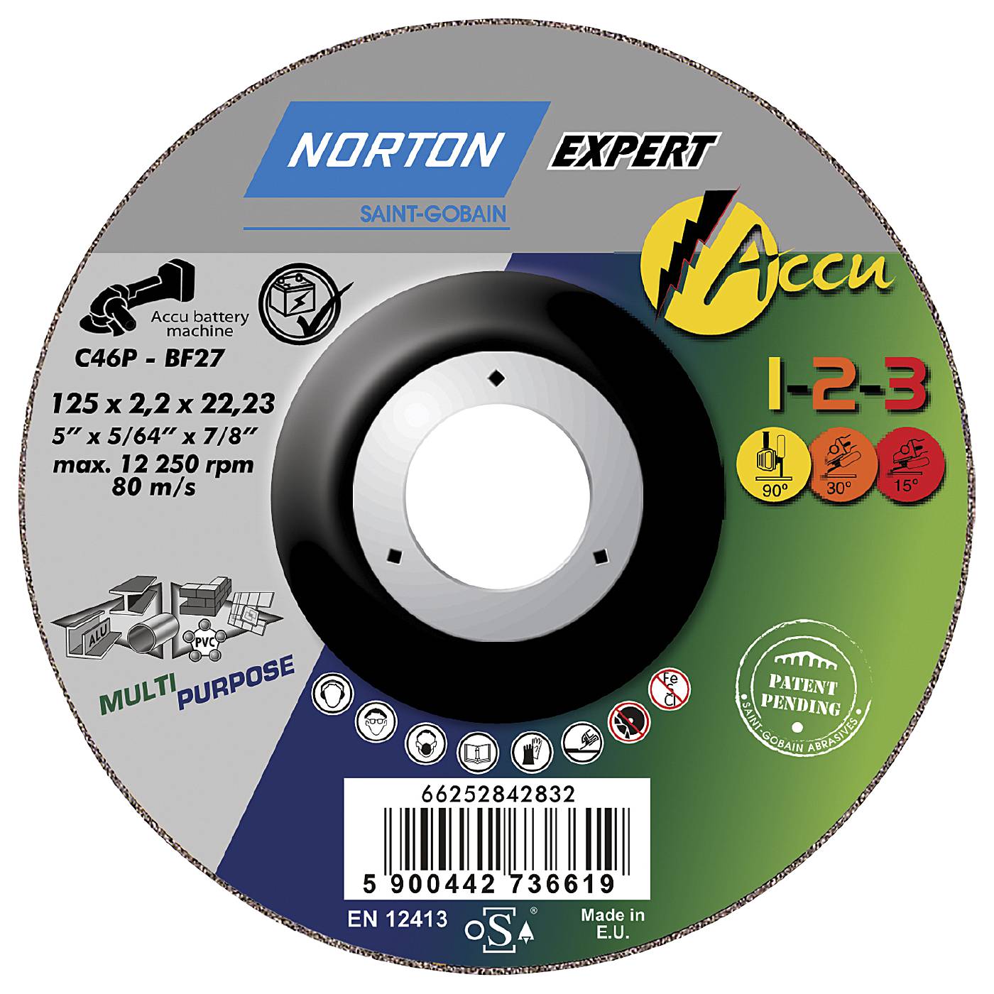 Cutoff wheels Norton Accu 123 Multi Purpose Toolstore by Luna Group