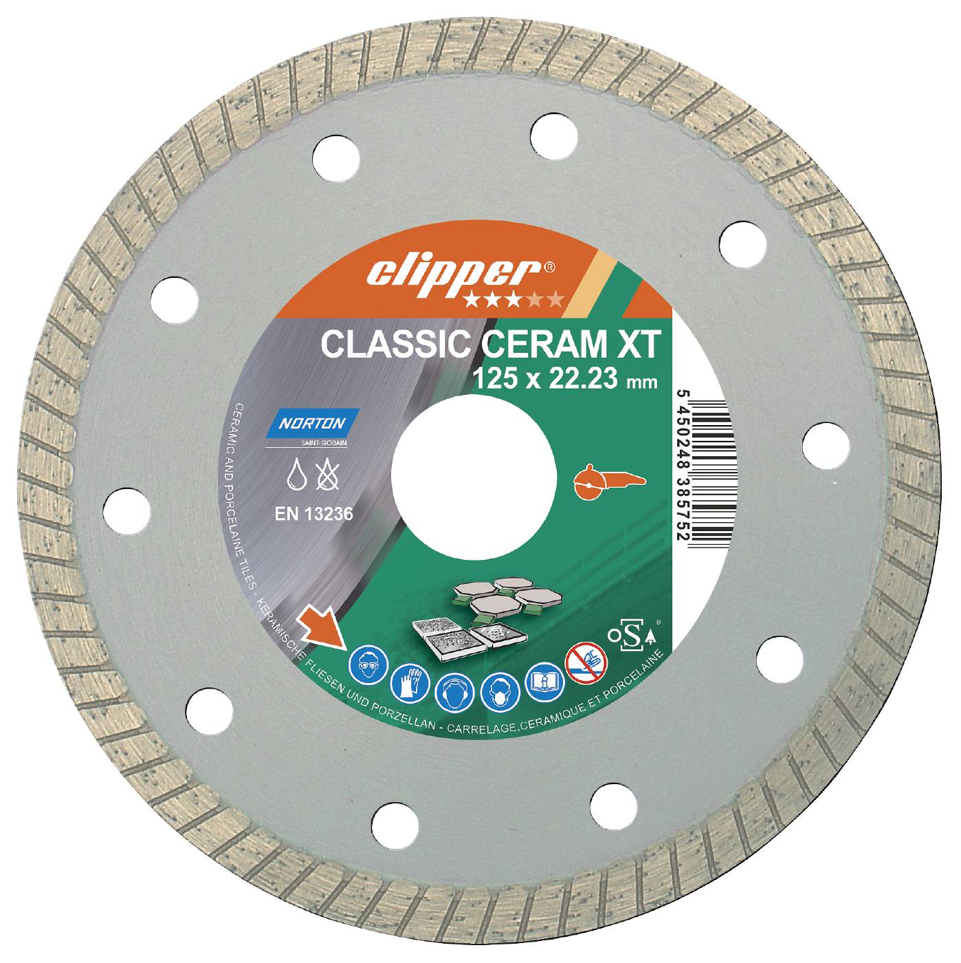 Diamond cutoff blade Norton Clipper Ceram Toolstore by Luna Group