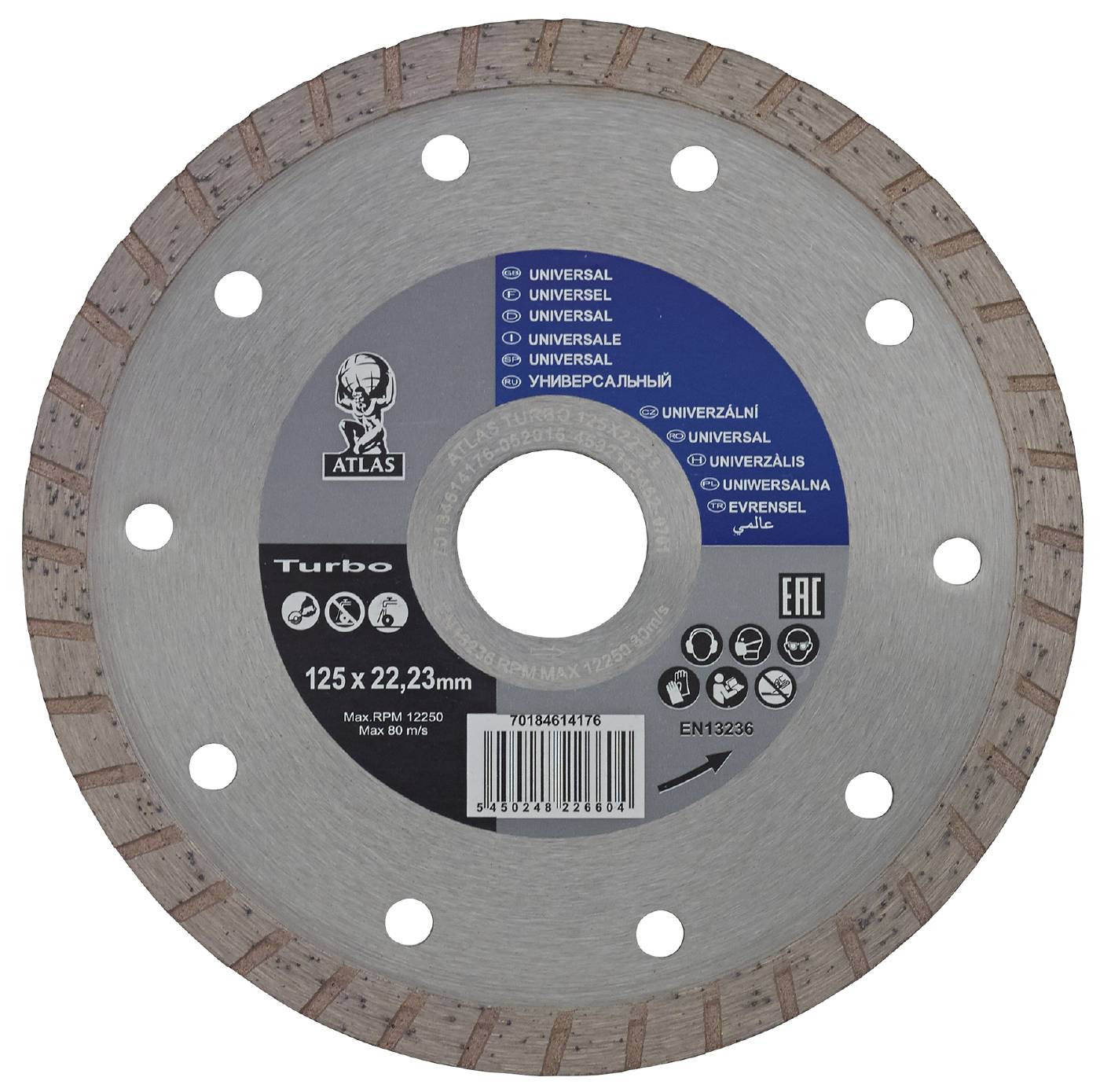 Diamond cutoff blade Norton Atlas Universal Turbo Toolstore by Luna