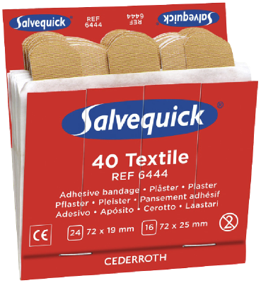 Salvequick tekstilplaster Cederroth