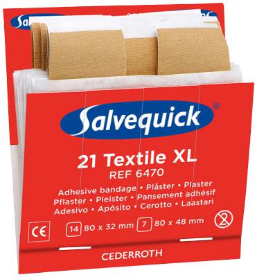 Salvequick tekstilplaster Cederroth