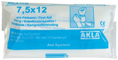 First Aid Dressing, sterile AKLA