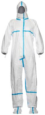 Disposable coverall Tyvek Classic Plus, with integrated socks