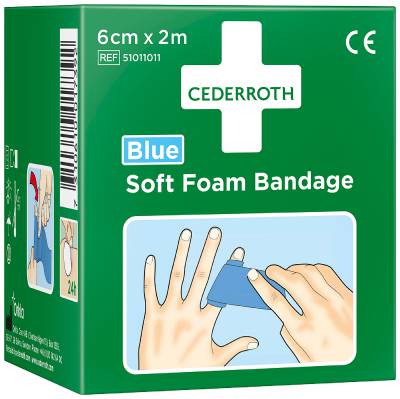 Bandasje Cederroth Soft Foam Bandage 6 cm x 2 m