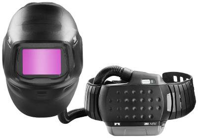 3M Speedglas G5-01 welding helmet with G5-01VC welding filter, 3M Adflo respirator unit and starter kit