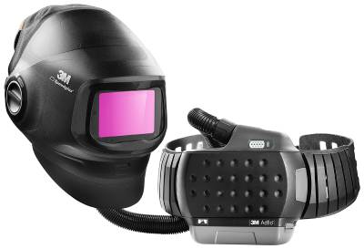 3M Speedglas G5-01 welding helmet with G5-01TW welding filter, 3M Adflo respirator unit and starter kit