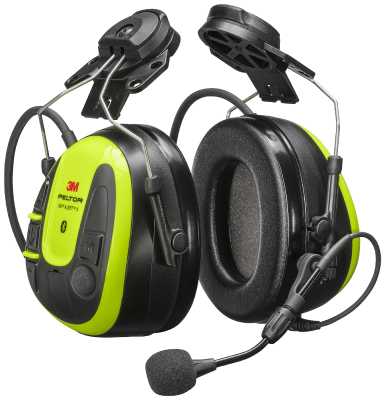 3M Peltor WS Alert X helmet-mounted earmuffs