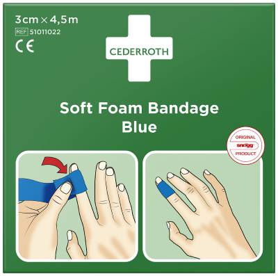 Förband Cederroth Soft Foam Bandage 3 cm x 4,5 m