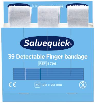 Fingerplaster Salvequick 6796 detekterbart
