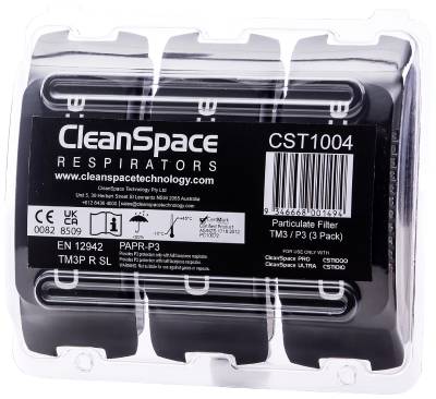 Partikelfilter högkapacitet CleanSpace P3