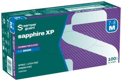 Disposable glove Semperguard Sapphire XP