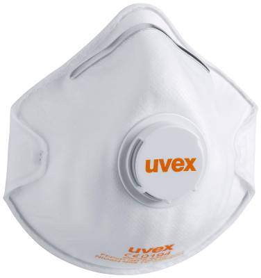 Filtrerande halvmask kupformad med ventil Uvex 2210 FFP2