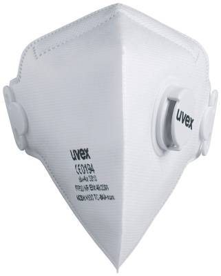 Suodattava puolinaamari venttiilillä, taitettava Uvex 3310 FFP3