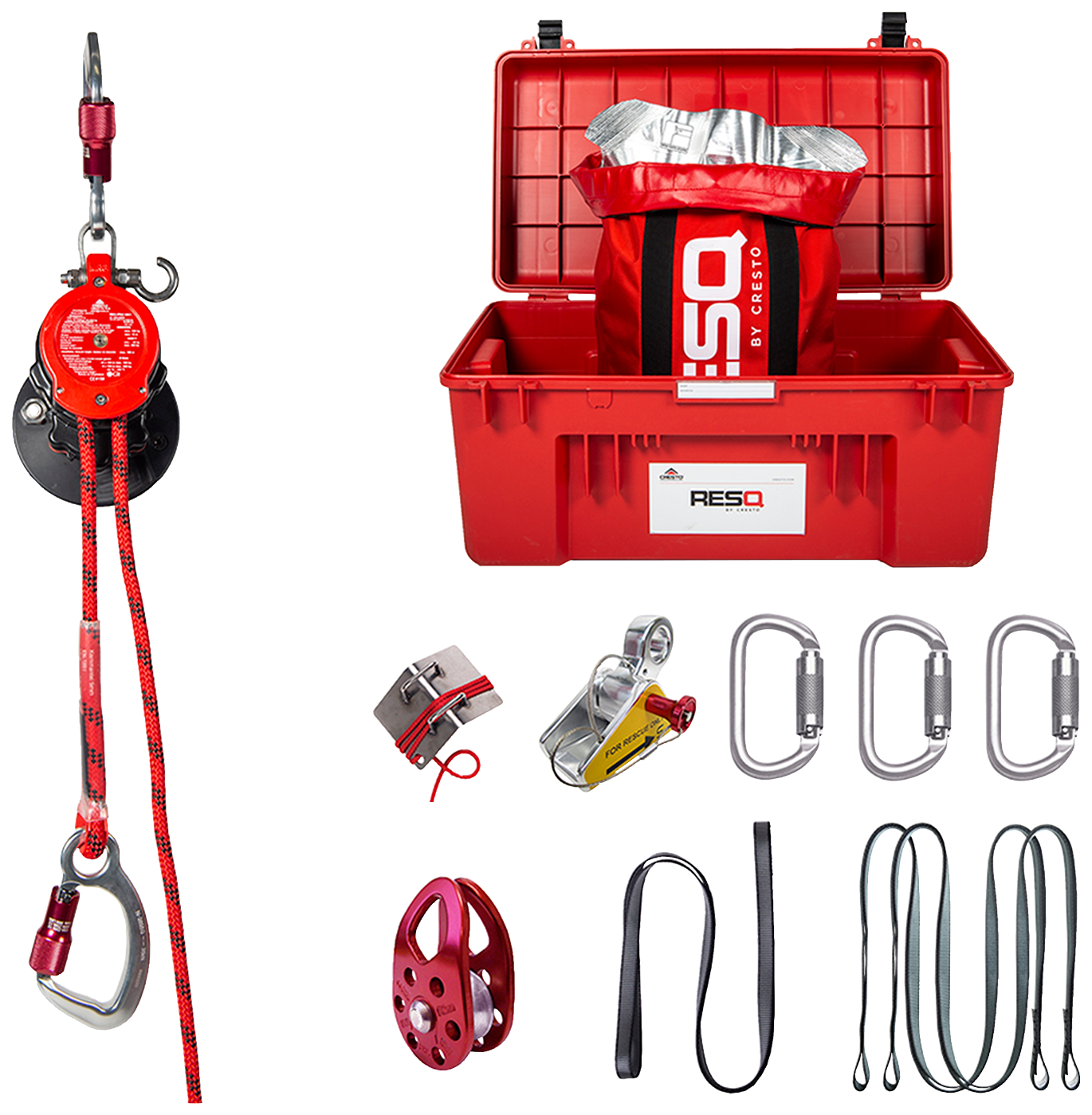 RESCUE EQUIPMENT RED PRO 150M B&B Safety Skydda
