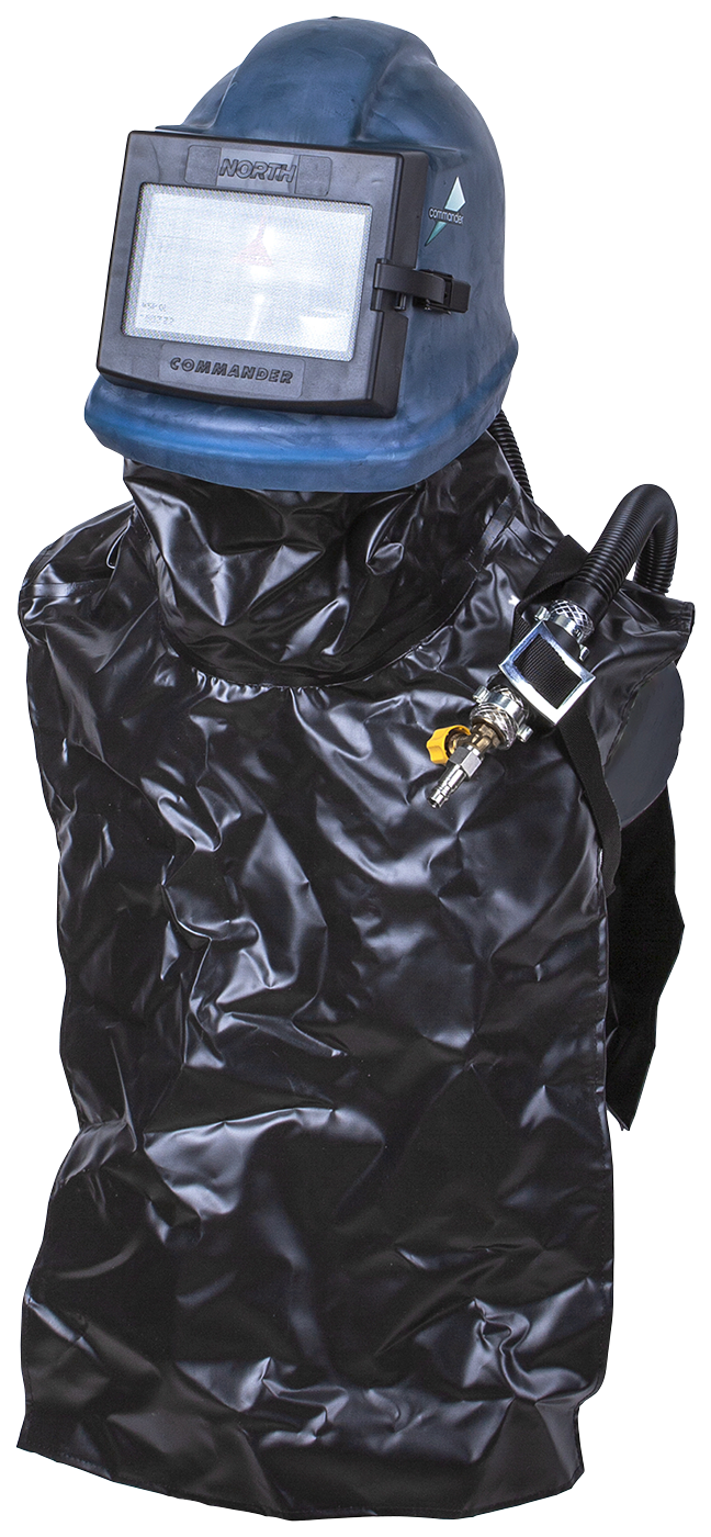 Sand Blasting Helmet Commander MK II B&B Safety Skydda