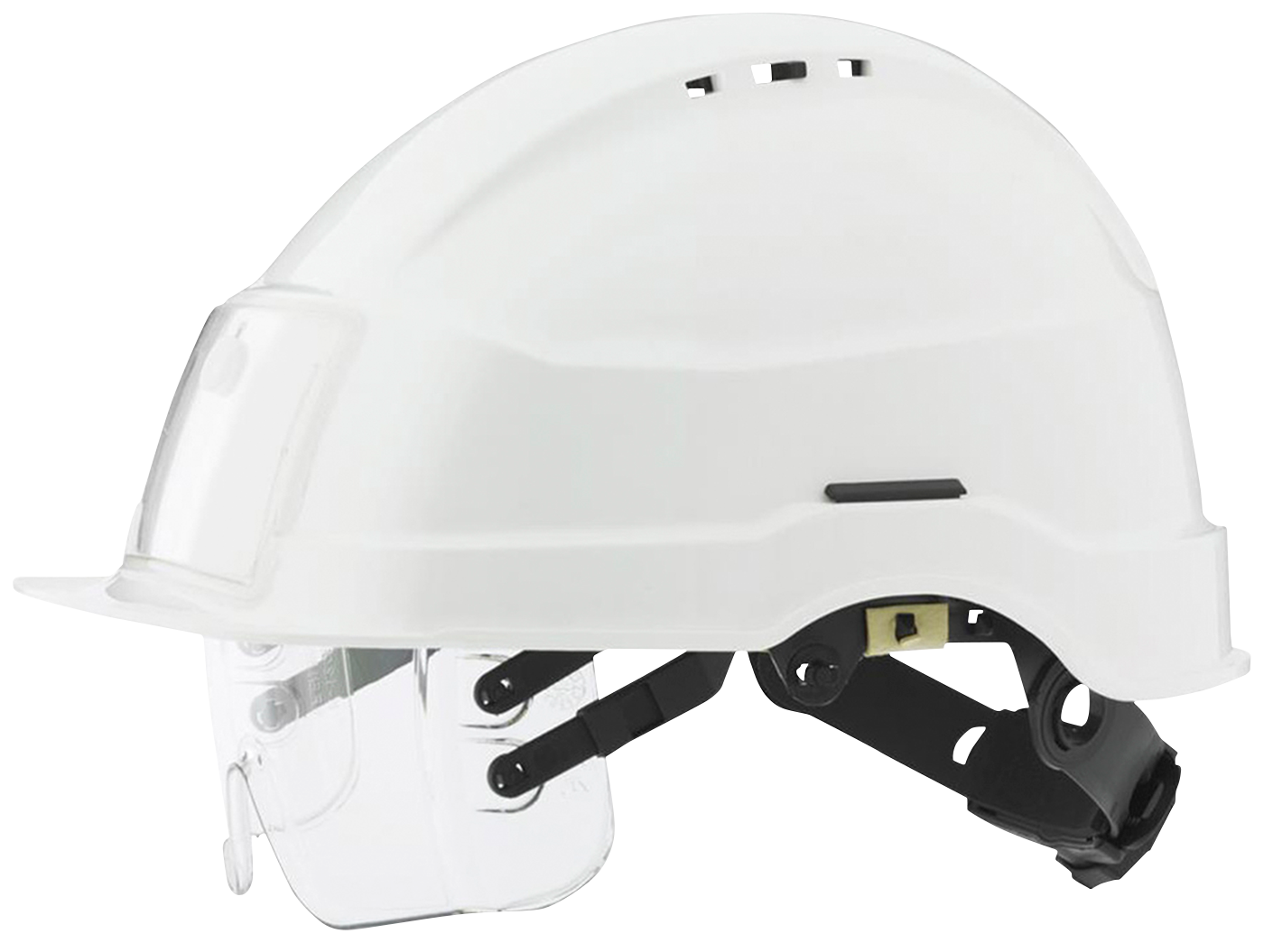 Safety helmet IRIS II with builtin visor B&B Safety Skydda