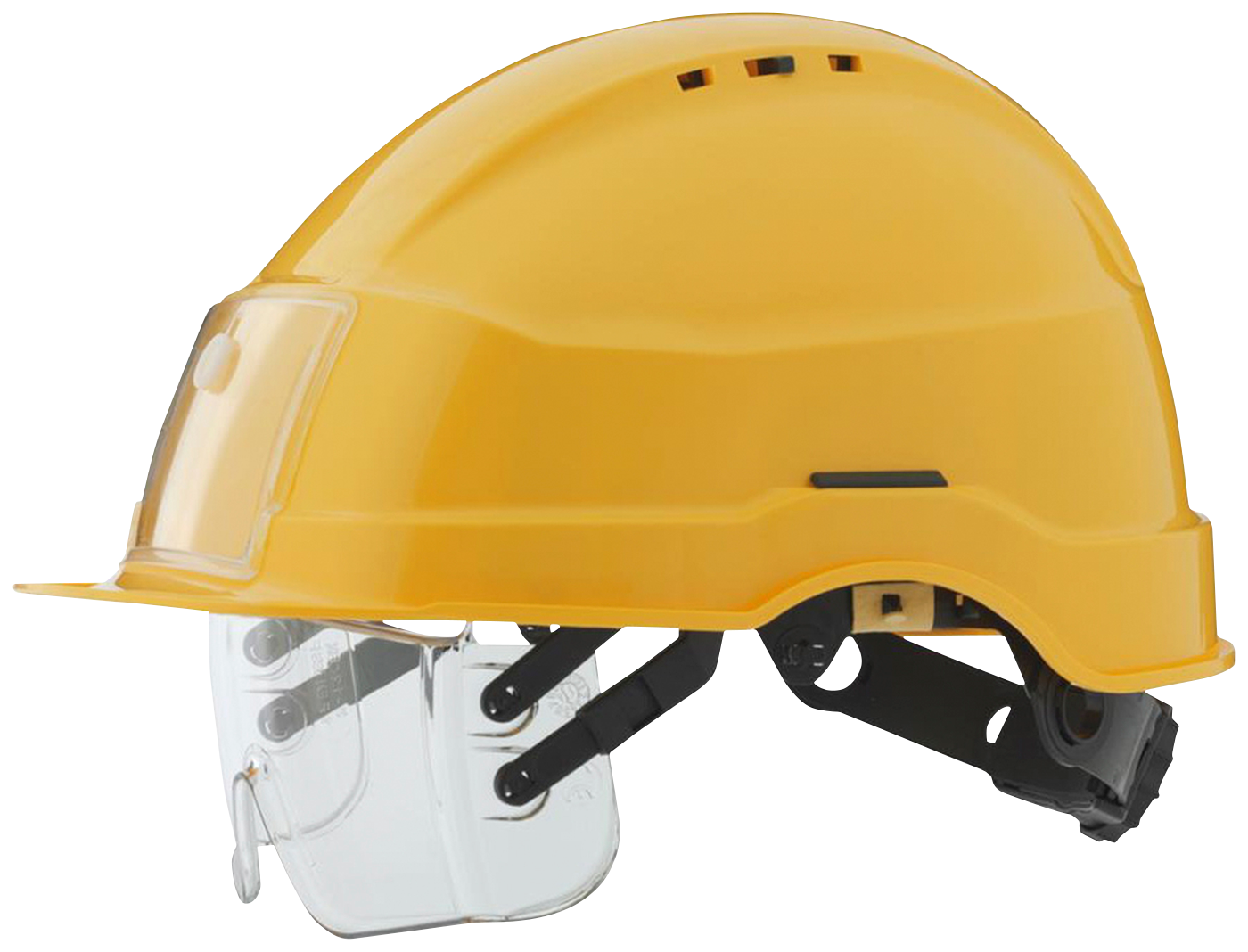 Safety Helmet IRIS II With Built-in Visor | B&B Safety - Skydda