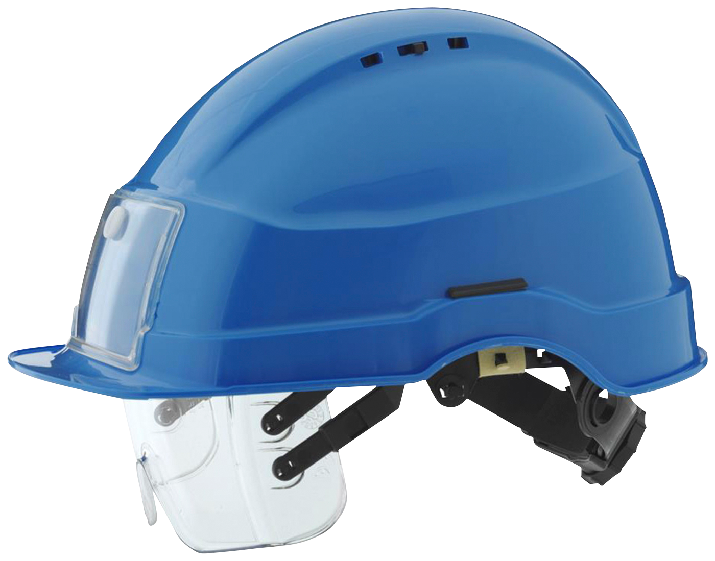 Safety helmet IRIS II with builtin visor B&B Safety Skydda