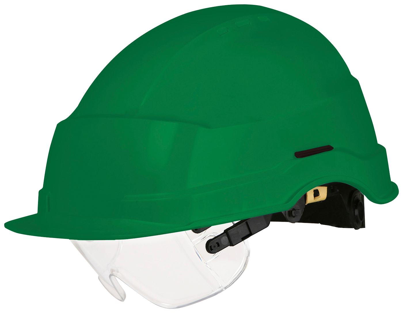 Safety helmet IRIS II with built-in visor | B&B Safety - Skydda