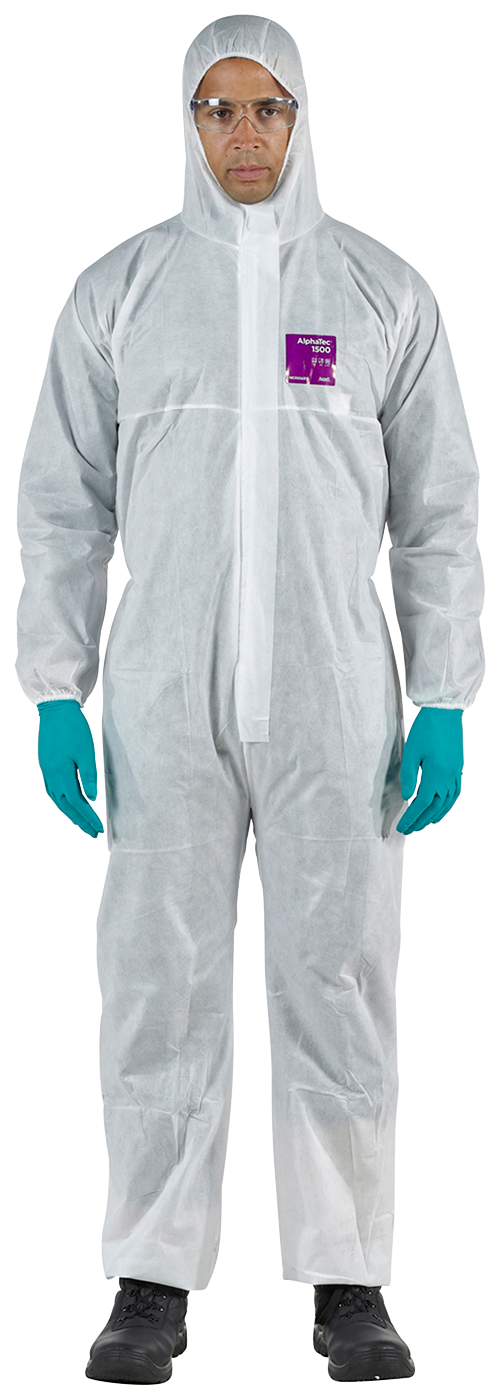 Disposable Coverall Ansell AlphaTec 1500 | B&B Safety - Skydda