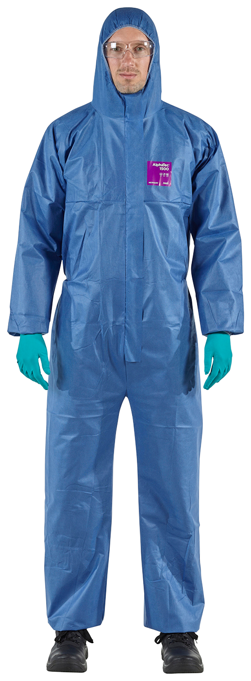 Disposable Coverall Ansell AlphaTec 1500 | B&B Safety - Skydda