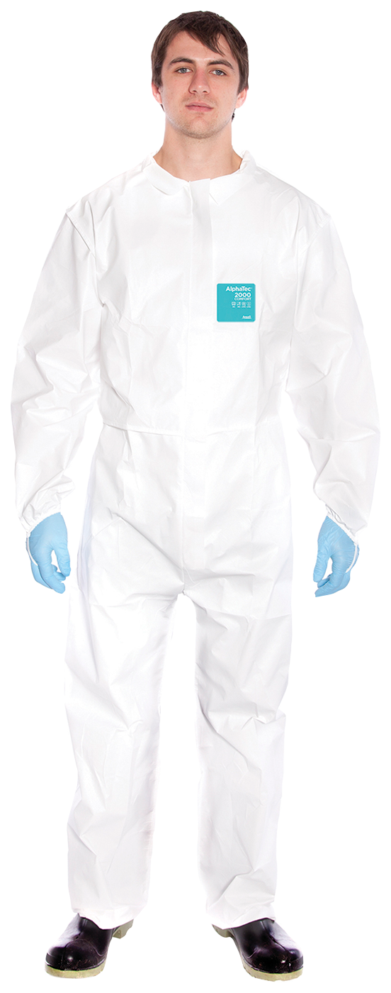 Disposable Coverall Ansell AlphaTec 2000 Comfort | B&B Safety - Skydda